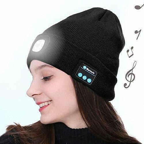 Wireless Bluetooth LED Hat with Music Speakers Light Winter Gift - Solutionists LLCSports & Outdoors