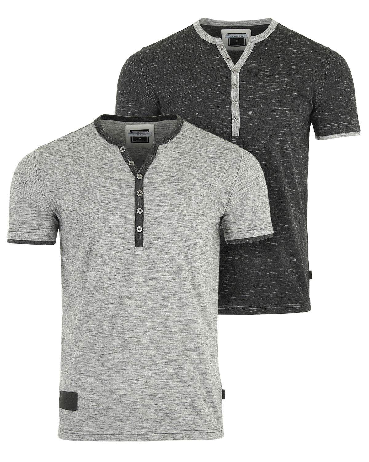 Short Sleeve Y Neck Henley Button T-Shirts - SolutionistShort Sleeve