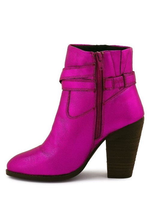 CAT - TRACK Leather Heeled Ankle Boots - Solutionist