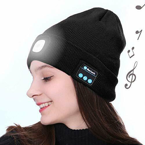 Wireless Bluetooth LED Hat with Music Speakers Light Winter Gift - Solutionists LLCSports & Outdoors