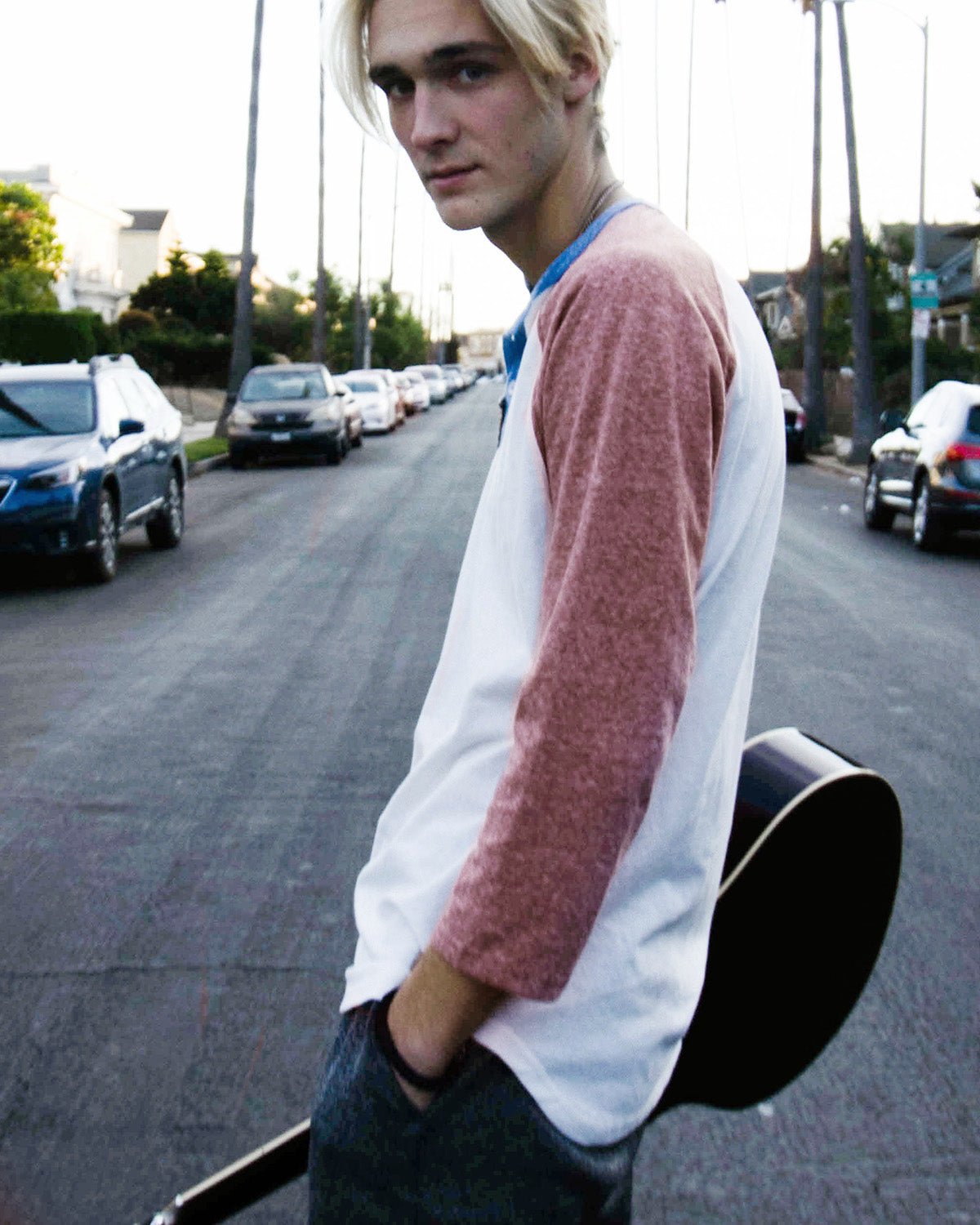 ZIMEGO Men's 3/4 Sleeve Baseball Retro Raglan Henley Shirts - Solutionist3/4 Sleeve