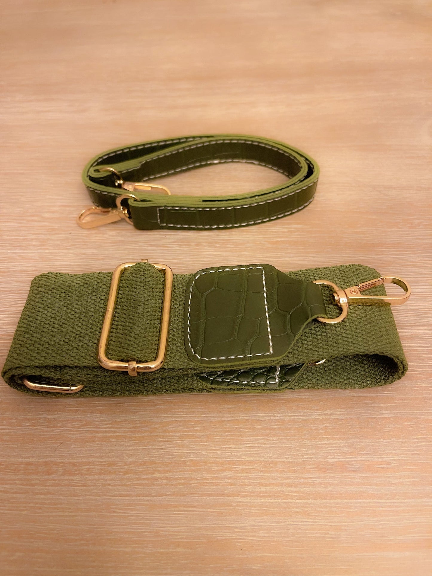 Blake Shoulder Bag - Olive Croc - SolutionistHandbag