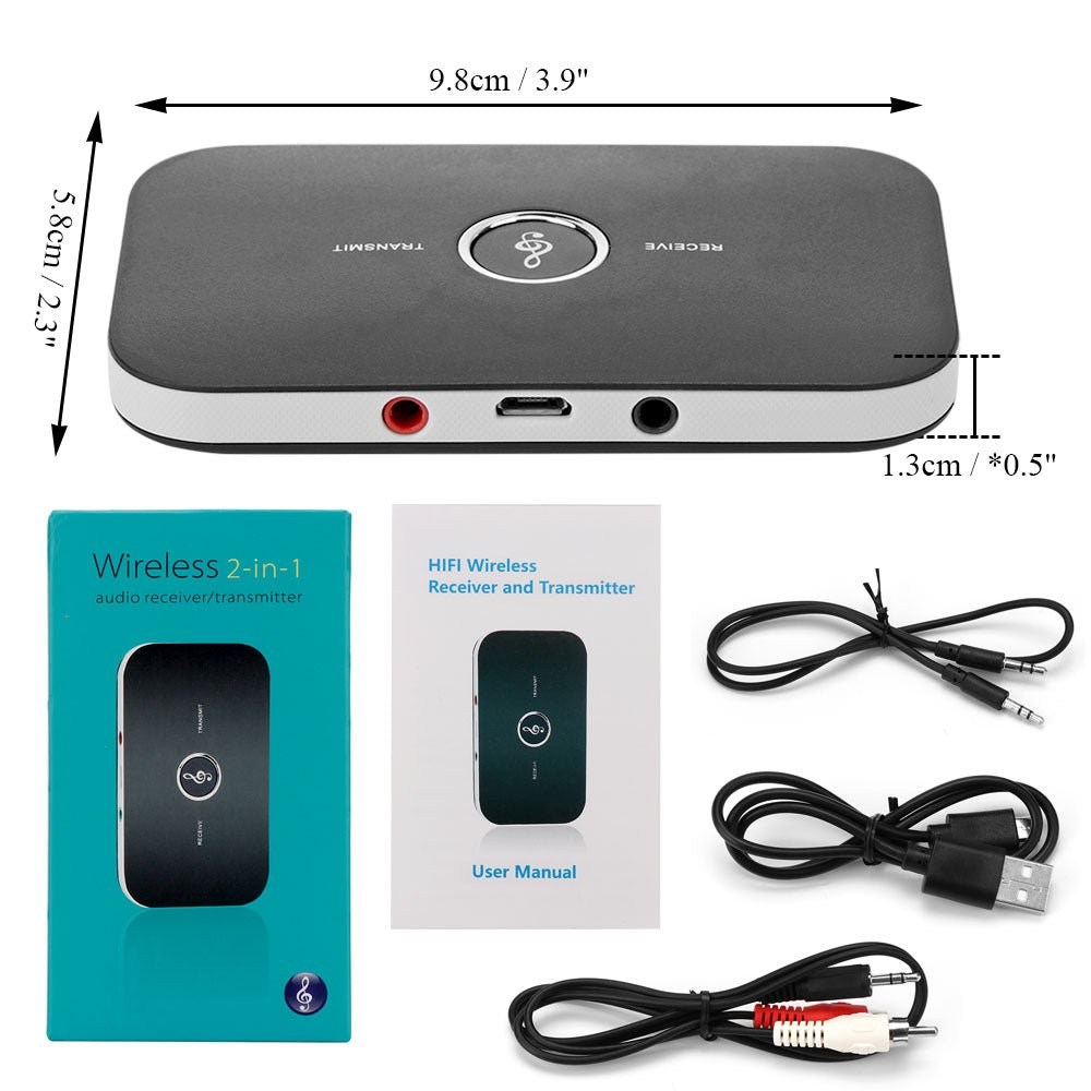 2 in 1 Bluetooth 4.1 Audio Transmitter & Receiver - Solutionists LLCTech Accessories