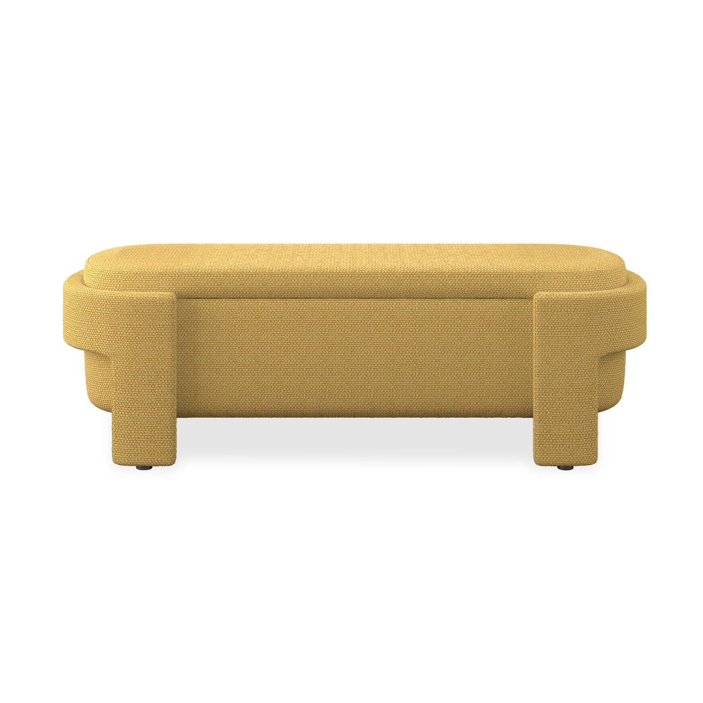 Linen Fabric Upholstered Bench with Large Storage Space for the Living - Solutionists LLCFurniture